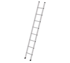 Roossien Aluminium enkele ladder, 8 sporten (350mm breed)