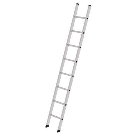 Roossien Aluminium enkele ladder, 8 sporten (350mm breed)