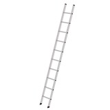 Munk Aluminium enkele ladder, 10 sporten (350mm breed)