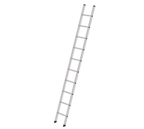 Roossien Aluminium enkele ladder, 10 sporten (350mm breed)