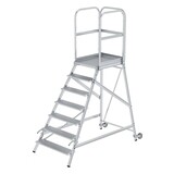 Munk Bordestrap met handgrepen, 7 treden Munk Bordestrap met handgrepen, 7 treden