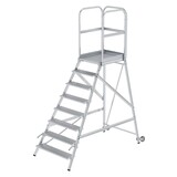 Roossien Bordestrap met handgrepen, 8 treden