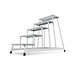 Munk Aluminium plateautrap, 5 treden Munk Aluminium plateautrap, 5 treden