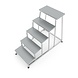 Munk Aluminium plateautrap, 5 treden Munk Aluminium plateautrap, 5 treden