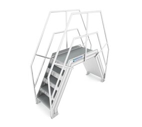Roossien Aluminium brugtrap op maat Roossien Aluminium brugtrap op maat