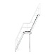 Roossien Aluminium steektrap met tussenbordes Roossien Aluminium steektrap met tussenbordes