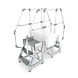 Roossien Aluminium brugtrap voor productielijn Roossien Aluminium brugtrap voor productielijn