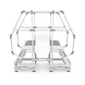 Roossien Aluminium brugtrap voor productielijn Roossien Aluminium brugtrap voor productielijn