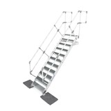 Roossien Aluminium steektrap met uitstapleuning