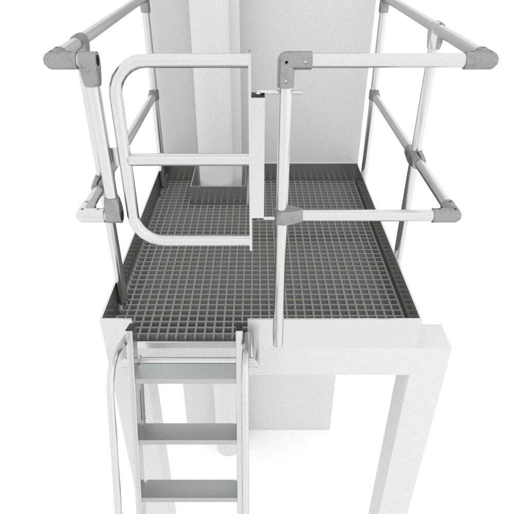 Munk Zelfsluitende deur voor kooiladder