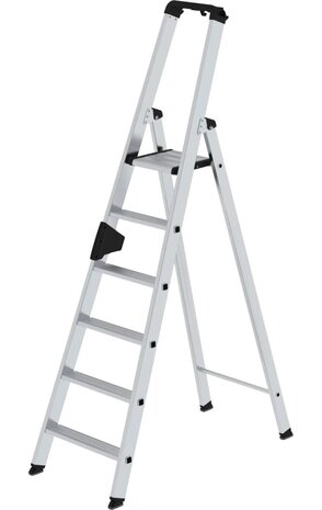 Roossien Aluminium industrietrap, 6 treden