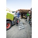 Munk Aluminium bordestrap met 2 stalen treden Munk Aluminium bordestrap met 2 stalen treden