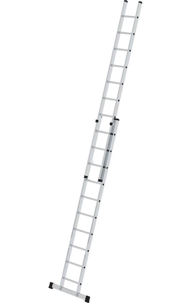 Munk 2-delige opsteekladder, 2x10 sporten met stabilisatiebalk Munk 2-delige opsteekladder, 2x10 sporten met stabilisatiebalk