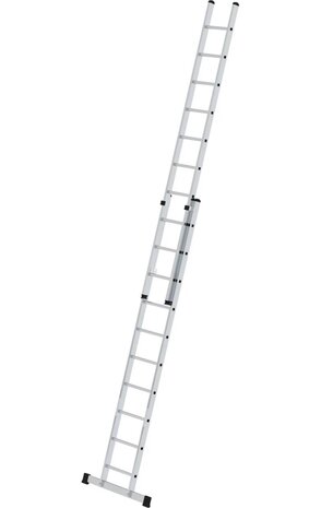 Roossien 2-delige opsteekladder, 2x10 sporten met stabilisatiebalk