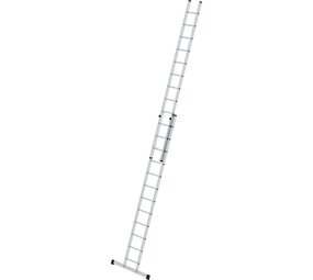 Roossien 2-delige opsteekladder, 2x12 sporten met stabilisatiebalk