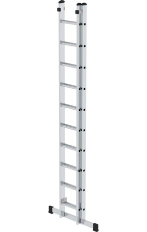 Roossien 2-delige opsteekladder, 2x10 sporten met stabilisatiebalk