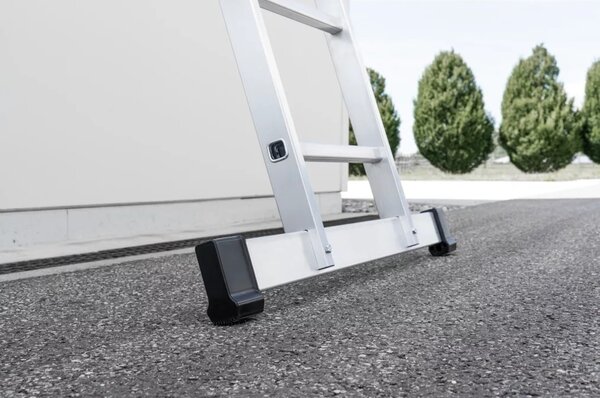 Munk 2-delige opsteekladder, 2x10 sporten met stabilisatiebalk Munk 2-delige opsteekladder, 2x10 sporten met stabilisatiebalk