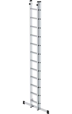 Roossien 2-delige opsteekladder, 2x12 sporten met stabilisatiebalk Roossien 2-delige opsteekladder, 2x12 sporten met stabilisatiebalk