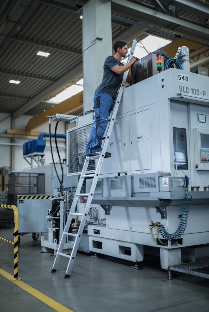 Munk Aluminium enkele ladder, 14 sporten Munk Aluminium enkele ladder, 14 sporten