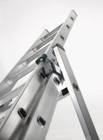 Roossien 3-delige aluminium reformladder, 3x13 sporten