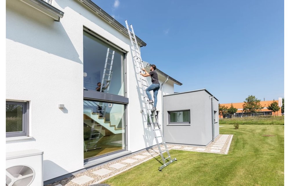 3-delige aluminium reformladder, 3x11 sporten