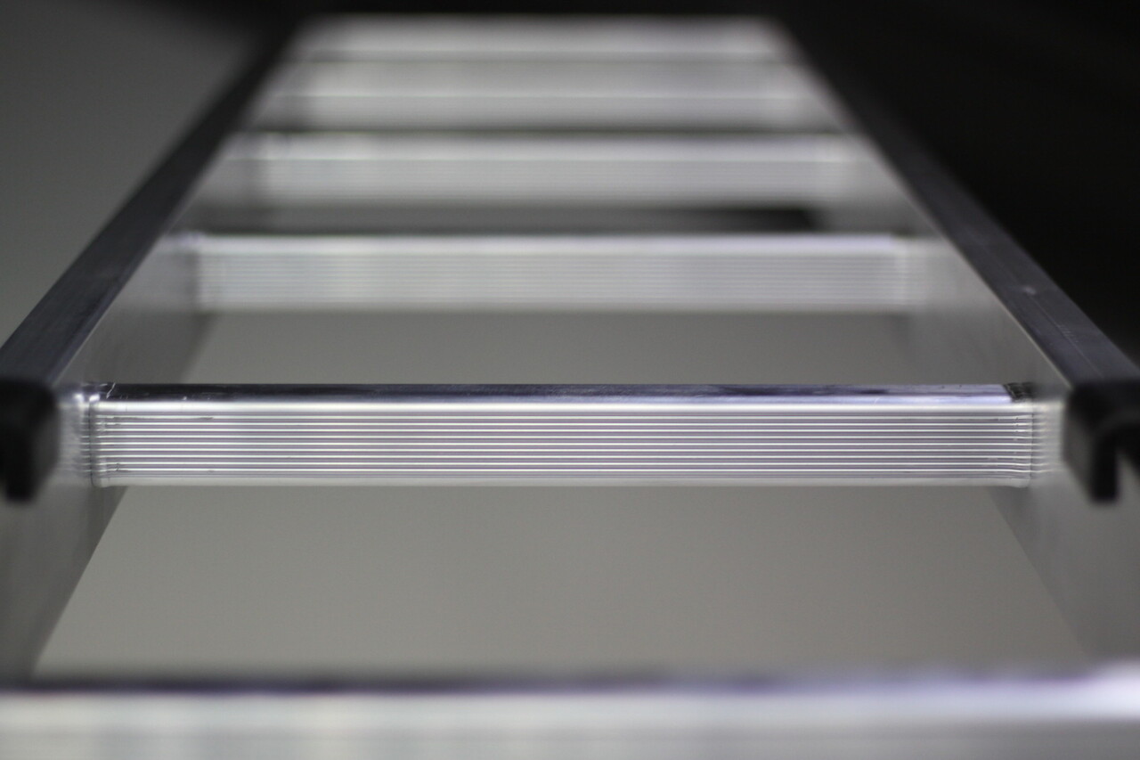 Munk Aluminium enkele ladder, 7 sporten (350mm breed) Munk Aluminium enkele ladder, 7 sporten (350mm breed)