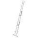 Roossien 3-delige aluminium reformladder, 3x9 sporten