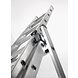 Munk 3-delige aluminium reformladder, 3x9 sporten Munk 3-delige aluminium reformladder, 3x9 sporten