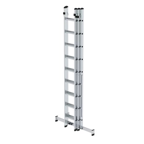 Roossien 3-delige aluminium reformladder, 3x9 sporten
