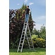 Roossien 3-delige aluminium reformladder, 3x9 sporten