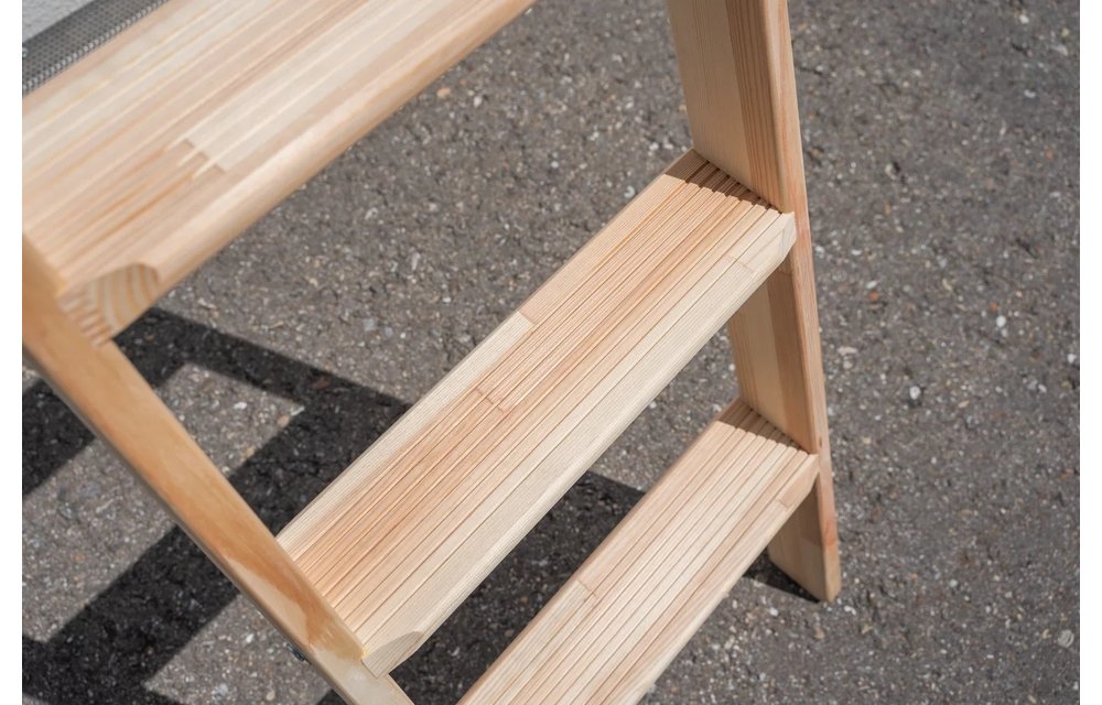 Houten enkele trapladder, 10 treden