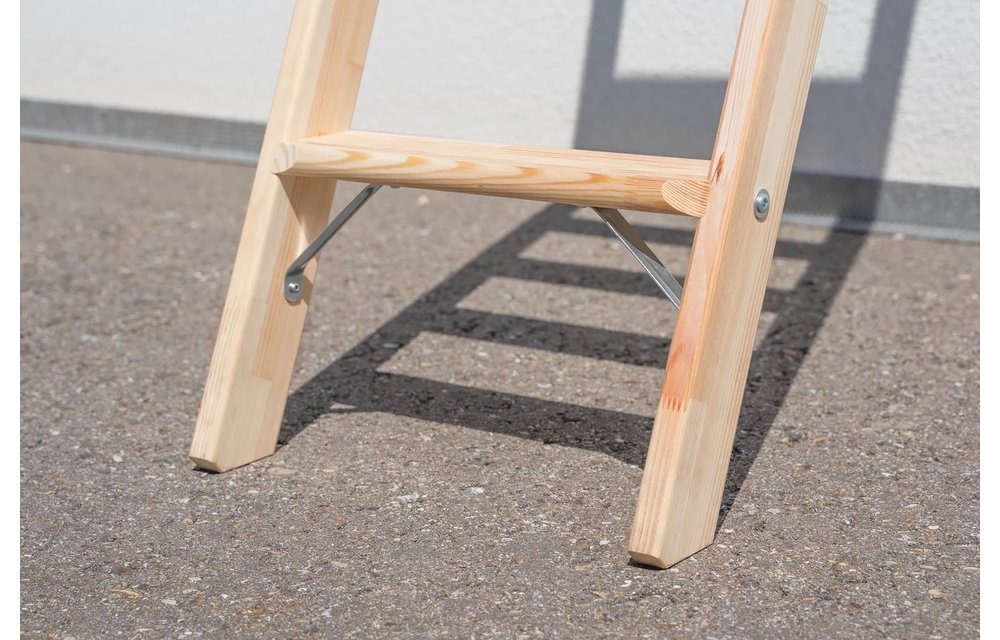 Houten enkele trapladder, 10 treden