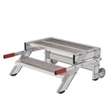 Munk Verrijdbare plateautrap, 2 roostertreden en handgrepen (800mm breed) Munk Verrijdbare plateautrap, 2 roostertreden en handgrepen (800mm breed)