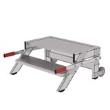 Munk Verrijdbare plateautrap, 2 treden en handgrepen (800mm breed) Munk Verrijdbare plateautrap, 2 treden en handgrepen (800mm breed)