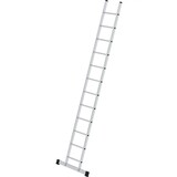 Munk Aluminium enkele ladder, 12 sporten met stabilisatiebalk Munk Aluminium enkele ladder, 12 sporten met stabilisatiebalk
