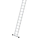 Roossien Aluminium enkele ladder, 12 sporten met stabilisatiebalk