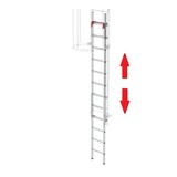 Munk Aluminium  valladder voor kooiladder
