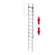 Roossien Aluminium uitschuifbare noodafdalingsladder (Valladder)