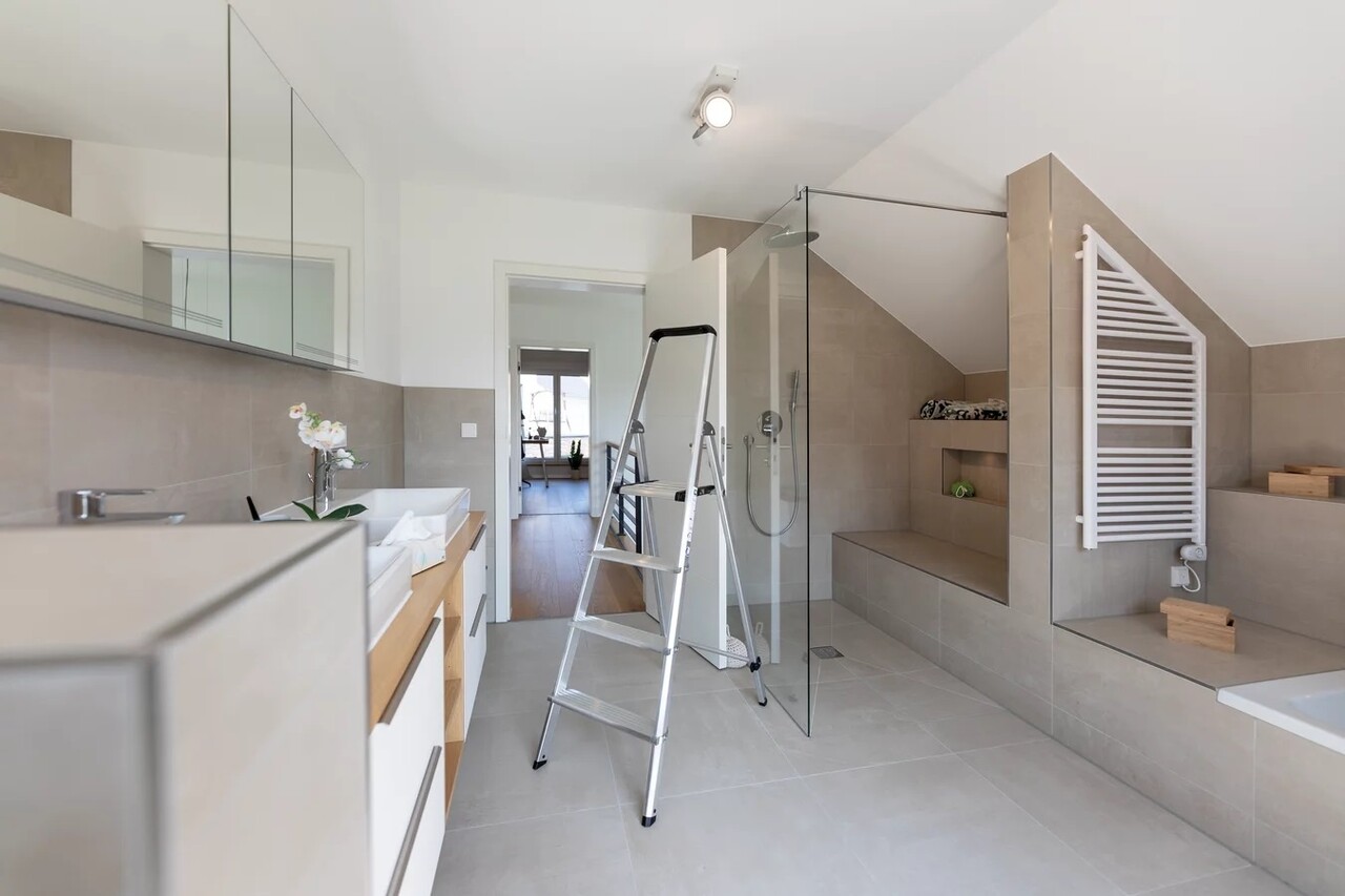 Roossien Aluminium industrietrap, type ML, 4 treden