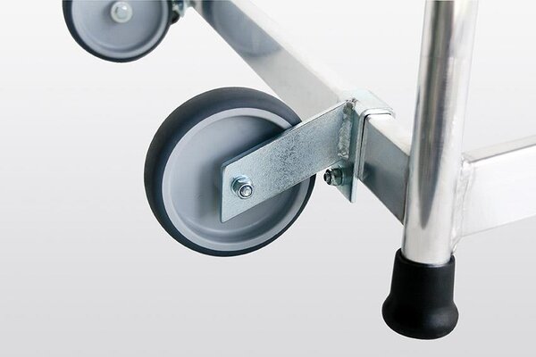 Roossien Set (2 stuks) wielen Ø 125 mm, voor plateautrap