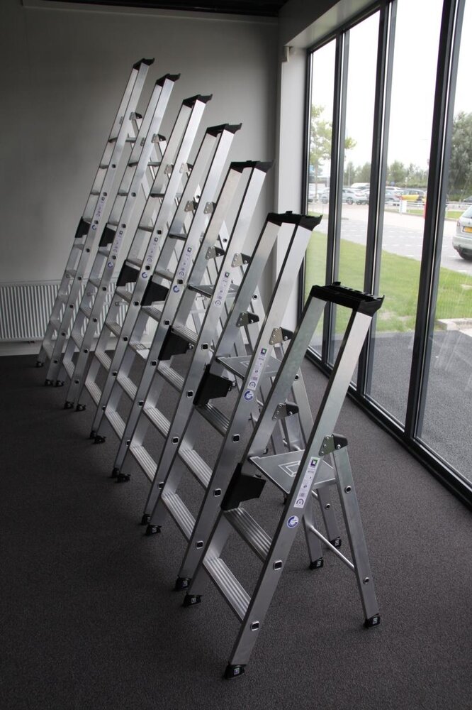 Munk Aluminium industrietrap, 6 treden Munk Aluminium industrietrap, 6 treden