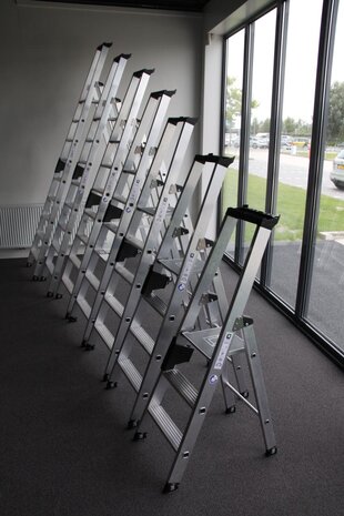 Munk Aluminium industrietrap, 6 treden Munk Aluminium industrietrap, 6 treden