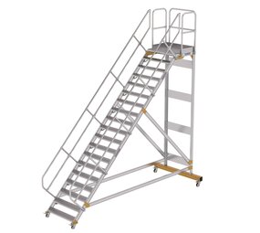 Munk Vliegtuigtrap 19 treden (1.000mm), 45° Munk Vliegtuigtrap 19 treden (1.000mm), 45°