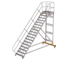 Munk Vliegtuigtrap 18 treden (1.000mm), 45° Munk Vliegtuigtrap 18 treden (1.000mm), 45°