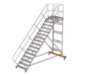 Munk Vliegtuigtrap 16 treden (1.000mm), 45° Munk Vliegtuigtrap 16 treden (1.000mm), 45°