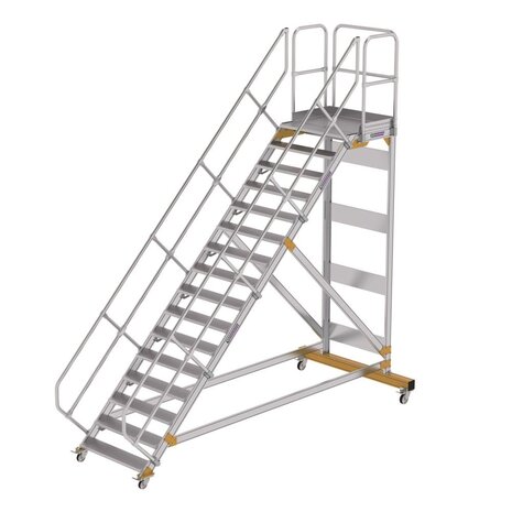 Munk Vliegtuigtrap 16 treden (1.000mm), 45° Munk Vliegtuigtrap 16 treden (1.000mm), 45°