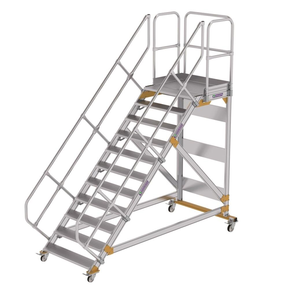 Roossien Vliegtuigtrap 11 treden (1.000mm), 45°