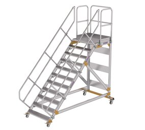 Roossien Vliegtuigtrap 11 treden (1.000mm), 45°