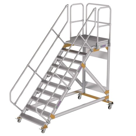 Roossien Vliegtuigtrap 10 treden (1.000mm), 45°