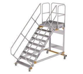 Roossien Vliegtuigtrap 9 treden (1.000mm), 45°